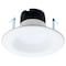 Satco 6.5 Watt LED Downlight Retrofit 4 Inch Baffle CCT Selectable 12 Volts Matte White Finish S11838 - alternate 1
